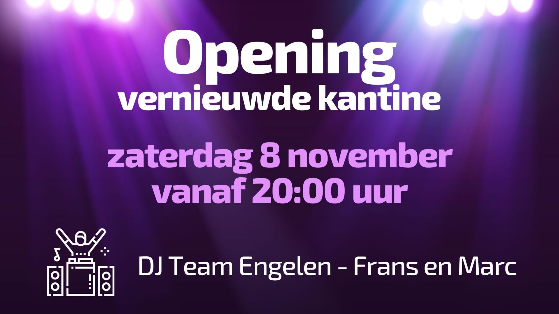 FC Engelen opening vernieuwde kantine