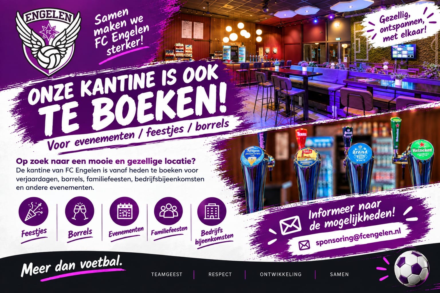 Verhuur kantine FC Engelen